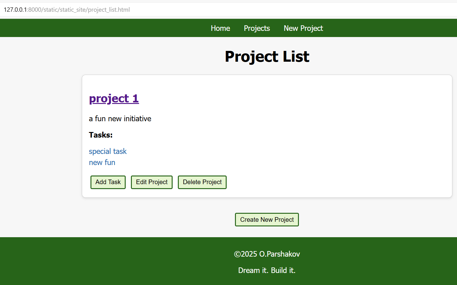 DRF website screenshot