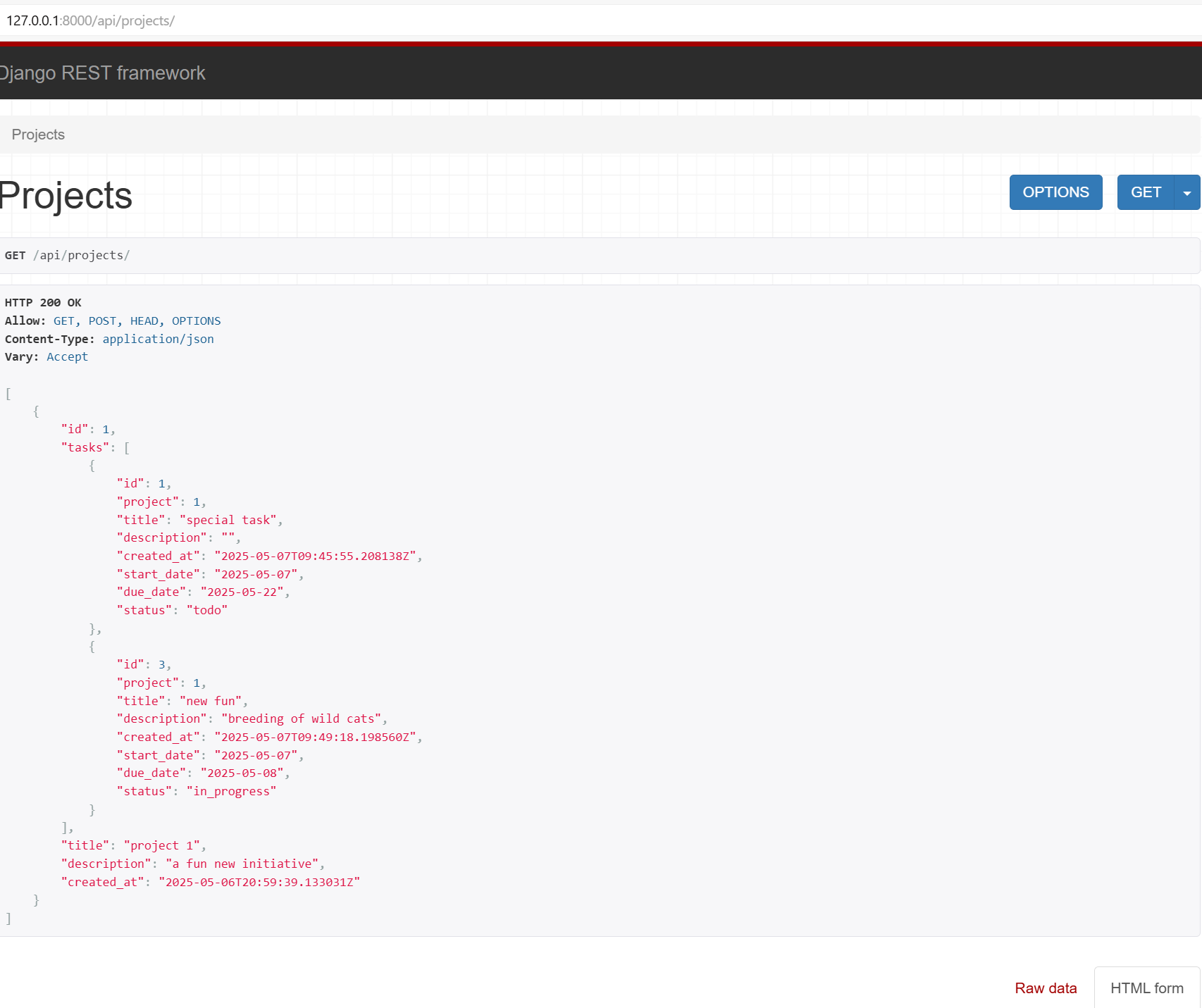 DRF API screenshot